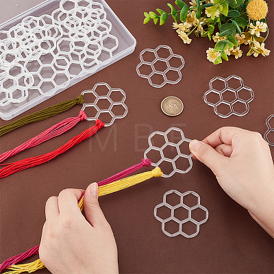 Acrylic Thread Winding Boards AJEW-PH0012-40A-1