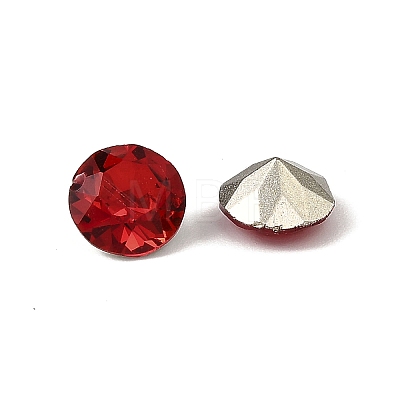 Glass Rhinestone Cabochons GLAA-A018-8mm-227-1