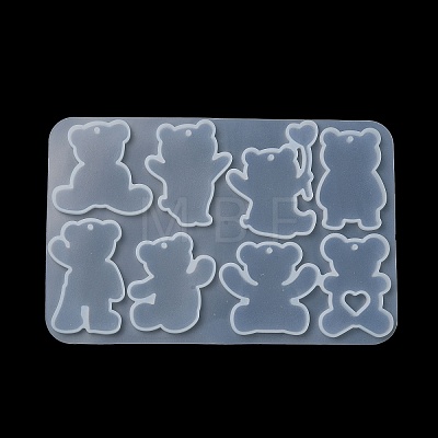 Bear DIY Pendant Silhouette Silicone Molds SIL-F010-02-1