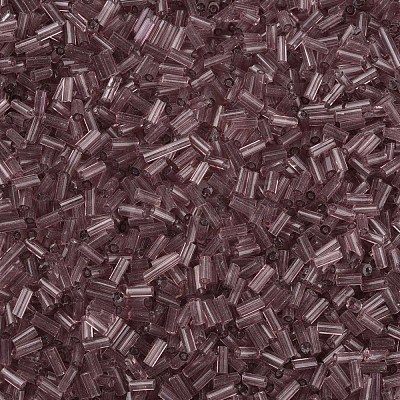 Transparent Glass Bugle Beads SEED-N005-001-C09-1