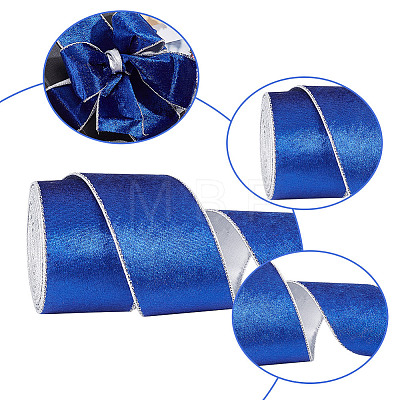 10 Yards Single Face Velvet Ribbon SRIB-WH0011-144-1