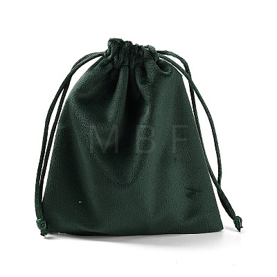 Velvet Jewelry Drawstring Storage Pouches ABAG-P013-02C-05-1