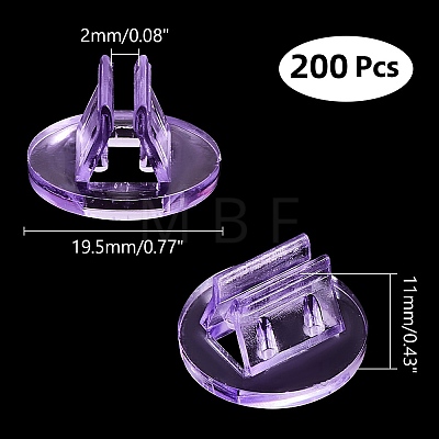 Transparent Plastic Card Holder ODIS-NB0001-37C-1