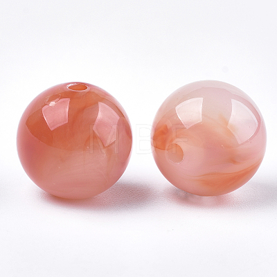 Acrylic Beads OACR-S029-060F-03-1