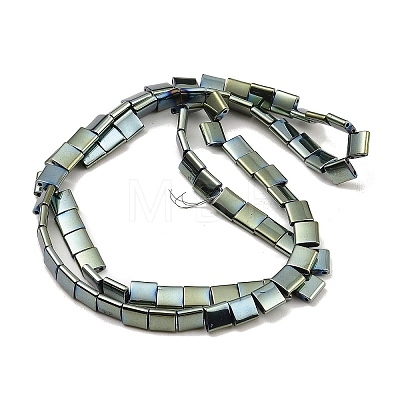 Electroplated Non-magnetic Synthetic Hematite Beads Strands G-G089-B02-15-1