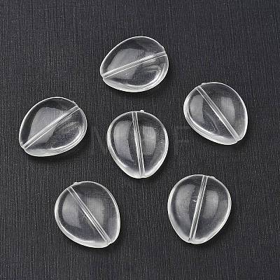 Teardrop Transparent Acrylic Beads X-TACR-R122-A01-1