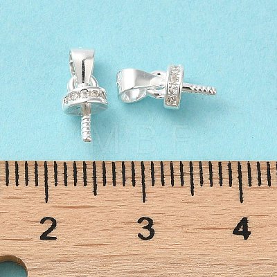 925 Sterling Silver Cup Peg Bails FIND-Z008-15S-1