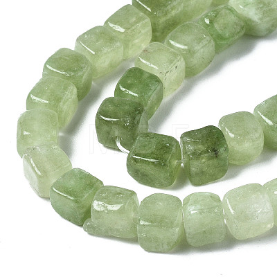 Dyed Natural White Jade Beads Strands G-S364-083A-07-1