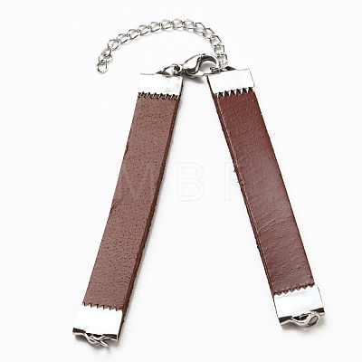 Cowhide Leather Cord Bracelet Making AJEW-JB00789-1