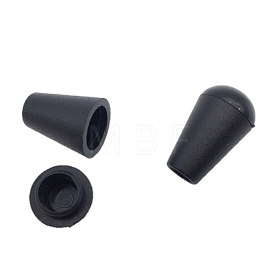 Plastic Cord End FIND-WH0042-31-1