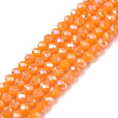 Electroplate Glass Beads Strands LS-EGLA-A044-P3mm-B29-1