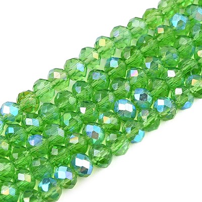 Electroplate Glass Beads Strands EGLA-A044-T3mm-L11-1