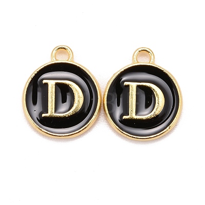 Golden Plated Alloy Charms ENAM-S118-02D-1