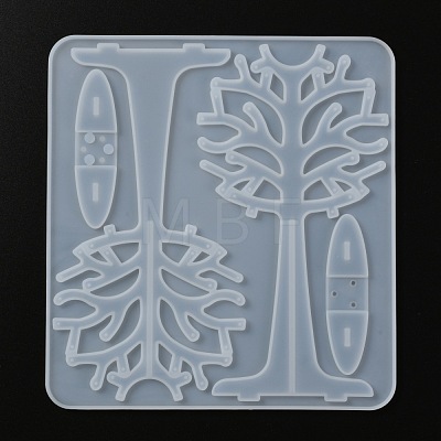 Tree Jewelry Stand Display Food Grade Silicone Molds DIY-H145-04-1
