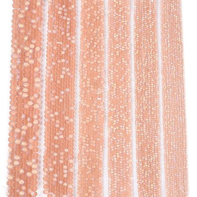 Transparent Glass Beads Strands EGLA-A044-T3mm-MB21-1