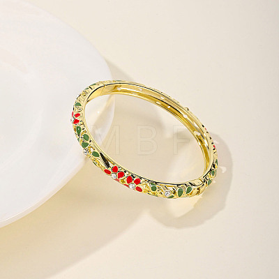 Fashionable Casual Retro Alloy Enamel Hinged Bangles for Women DG9304-3-1