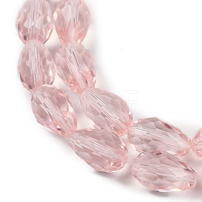 Transparent Imitation Jade Glass Beads Strands GLAA-N005-T6mm-D18-1