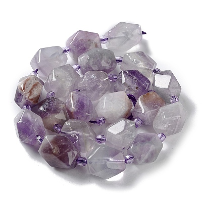 Natural Amethyst Beads Strands G-C182-19-01-1