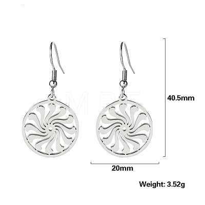304 Stainless Steel Dangle Earrings FS-WG2153A-02-1