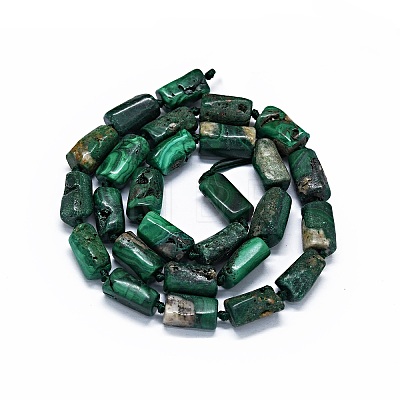 Natural Malachite Beads Strands G-O170-112-1