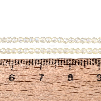 Transparent Glass Beads Strands EGLA-N028-01A-A09-1