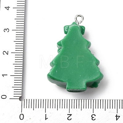 Christmas Opaque Resin Pendants RESI-A049-05J-1