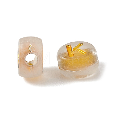 Luminous Transparent Acrylic Beads OACR-P037-01B-K-1