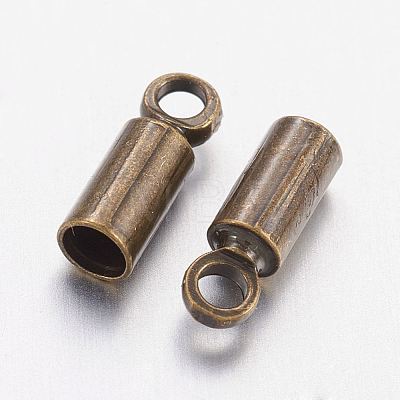 Brass Cord Ends KK-H731-AB-NF-1