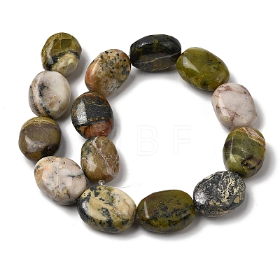 Natural Yellow Turquoise(Jasper) Beads Strands GG-CBA56E5-04-1
