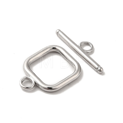 304 Stainless Steel Toggle Clasps STAS-H212-27P-1