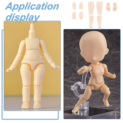 PVC Doll Body Set DIY-WH0320-24B-1