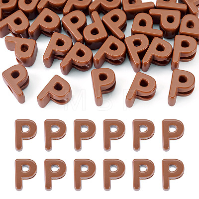 Opaque Acrylic European Beads LS-OACR-TAC0019-006P-1
