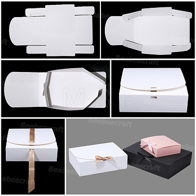 Folding Paper Gift Boxes with Ribbon CON-WH20001-11B-02-1