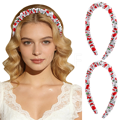 Silk From Silkworms Hair Bands OHAR-WH0033-019B-1