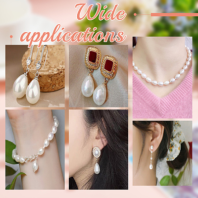 160Pcs 6 Style Glass Pearl Beads HY-AR0001-13-1