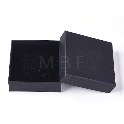 Kraft Paper Cardboard Jewelry Boxes CBOX-WH0003-05C-1