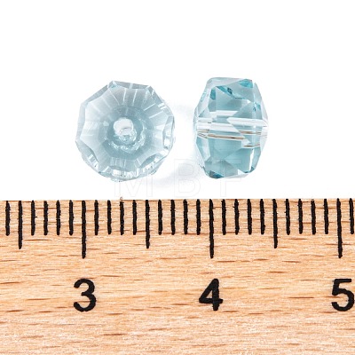 Transparent K9 Glass Beads GLAA-E048-28-1