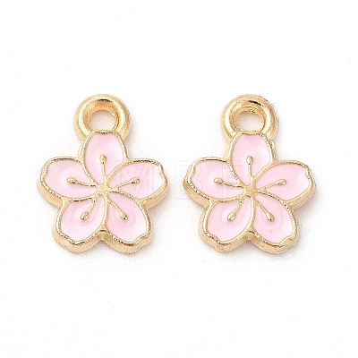 Alloy Enamel Charms ENAM-C005-34G-03-1