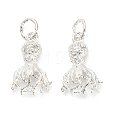 925 Sterling Silver Hollow Pendants STER-P071-01S-1
