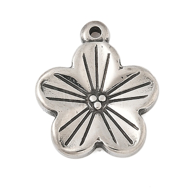 304 Stainless Steel Tibetan Style Pendants STAS-S185-01AS-1
