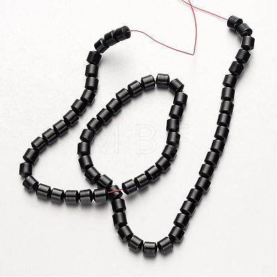 Non-magnetic Synthetic Hematite Bead Strands G-F300-28-09-1