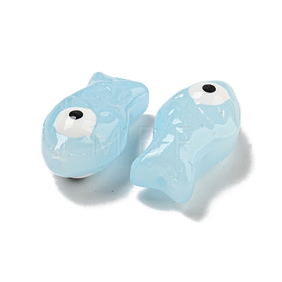 Handmade Transparent Glass Beads X-GLAA-N0028-03D-1
