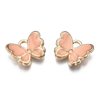 Alloy Enamel Charms ENAM-S121-070K-1