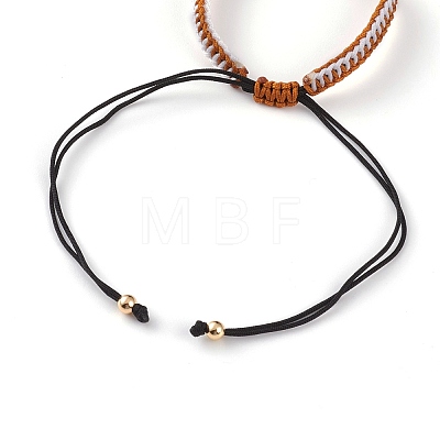 Adjustable Nylon Thread Braided Bracelet Making AJEW-JB00857-05-1