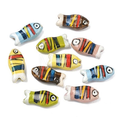 Handmade Porcelain Beads PORC-A031-07-1