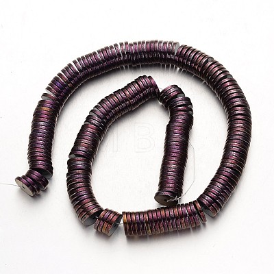 Electroplate Non-magnetic Synthetic Hematite Beads Strands G-F300-17A-04-1