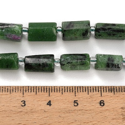 Natural Ruby in Zoisite Beads Strands GG-CBA7621-A03-01-1