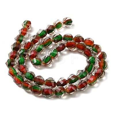 Two Tone Resin Beads Strands GLAA-T035-02G-1