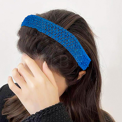 Elastic Crochet Headband Ribbon WCOR-BC0001-01-1