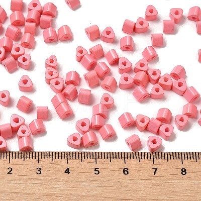 Baking Painted Glass Bead SEED-H002-K-D326-1